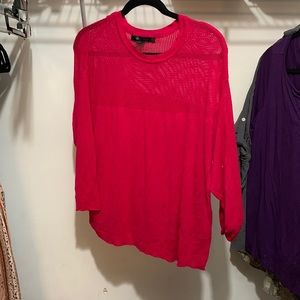 Pink sweater cool weather top fall weather top